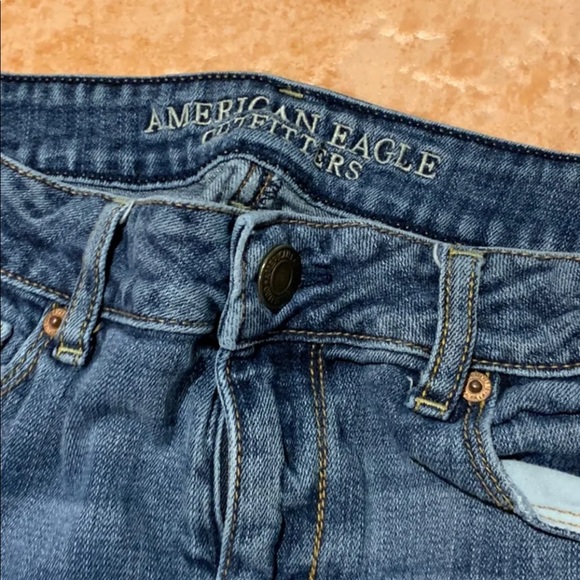 2 american Eagle Jeans sz 10 tomboy denim - Picture 6 of 11